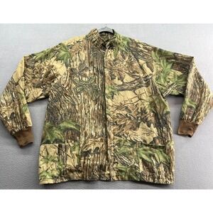 VTG Spartan Realtree Jacket Mens XL Camo Full Zip Long Sleeve Pockets USA
